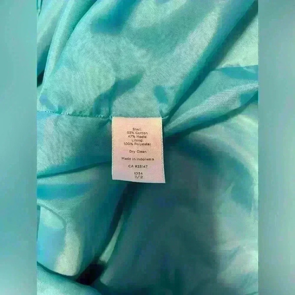 Talbots Floral Cotton Stretch seath dress size 10 - Picture 5 of 9